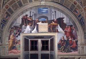 detail of the mass of bolsena.raffaello  